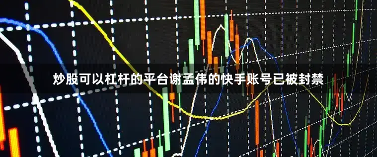 炒股可以杠杆的平台谢孟伟的快手账号已被封禁